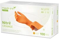 Medi-Inn Einweghandschuhe 1000x Classic Nitril puderfrei orange Nitril Orange...