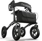 ELONEO Rollator faltbar & leicht, Outdoor Rollator mit Sitz & Luftbereifung,...