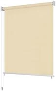 Rollo Au&szlig;enrollo 240 x 140 cm Cremewei&szlig;, vidaXL