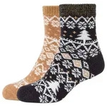 Camano Kurzsocken cosy norwegian winter 2er Pack 2er Pack Kuschelig warme...