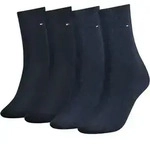 Tommy Hilfiger Socken TH WOMEN 4P SOCK ECOM (4-Paar) mit Logostickerei blau...