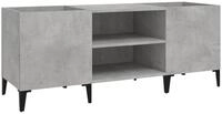 vidaXL TV-Schrank 121 x 38 x 48 cm Plattenschrank Betongrau 121x38x48 cm...