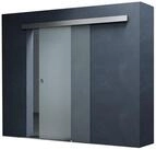 Mai & Mai Glasschiebet&uuml;r komplettset in Vollsatiniert 15mm Wandabstand 8mm