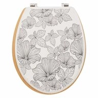 5five Simply Smart WC-Sitz Black Flora