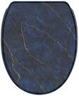 Sanilo WC-Sitz Marmor Darkblue mit Absenkautomatik & Quick Release, hochwertig,