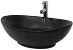 LuxeBath Waschbecken Waschtisch Aufsatzwaschbecken aus Keramik f&uuml;r Badezimmer /