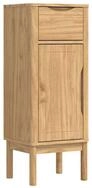vidaXL Badezimmer-Set Badezimmerschrank mit Regal FLORO Wachsbraun 35 x 30 x 90...