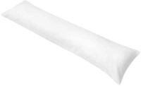 vidaXL Kopfkissen Seitenschl&auml;ferkissen 40x145 cm Wei&szlig;, Bezug: Baumwolle