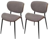 MCW Esszimmerstuhl MCW-O45 (Set, 2 St), Mit h&ouml;henverstellbaren...