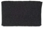 kela Badematte Marie, H&ouml;he 2 mm, 70%recyceltesPES, 30%Baumwolle schwarz 80 cm x 50