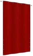 vidaXL Balkonsichtschutz Balkon-Sichtschutz Rot 140x240 cm Oxford-Gewebe (1-St)