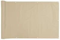vidaXL Balkonsichtschutz Balkonabdeckung Oxfordgewebe 75x400 cm Beige