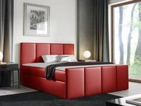 MIRJAN24 Boxspringbett Lars (Polsterkopfteil und Fu&szlig;teil, Matratze, Topper),...