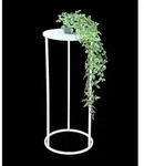 DanDiBo Blumenhocker Metall Wei&szlig; Rund 50-70 cm Blumenst&auml;nder 96483 70 cm
