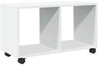 vidaXL Beistelltisch Rollschrank Wei&szlig; 72x33x42,5 cm Holzwerkstoff (1-St)