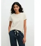 Marc O'Polo Pyjamaoberteil Mix N Match Cotton Top SS mit Rundhalsausschnitt und