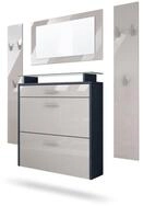 Vladon Garderoben-Set Malea, (Garderobenset bestehend aus 1 H&auml;ngeschuhschrank,...