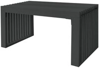 HOME DELUXE Sitzbank aus Holz LORA - 78&nbsp;x 40 x 42 cm, Kiefernholz, Lamellen,