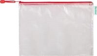 Tarifold Prospekth&uuml;lle Rei&szlig;verschlusstasche PVC rot A4 330x240mm VE=8 St&uuml;ck