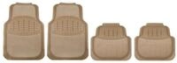 HEYNER Universal-Fu&szlig;matten Auto Fu&szlig;matten mit Teppich UNIVERSAL beige...