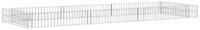 vidaXL Hochbeet Gabionen-Hochbeet Verzinkter Stahl 300x100x20 cm (1 St)
