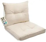 sunnypillow Stuhlkissen Gartenkissen f&uuml;r Gartenm&ouml;bel Rattanm&ouml;bel, Outdoor /