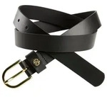 BOSS Lederg&uuml;rtel Scarlet Sz25 mit Stacked-Logo schwarz 85