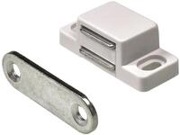 Hettich M&ouml;belbeschlag Hettich Magnetschn&auml;pper 13 x 15 x 35 mm wei&szlig; 4 kg