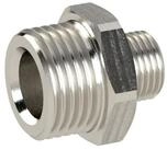 RIEGLER Schlauchverschraubung Riegler Doppelgewindenippel, zyl., G 1 1/2 a.,G 1...