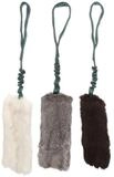 Flamingo Outdoor-Spielzeug Hundespielzeug Furtra Chaser Bungee Kaninchenfell 11 cm x