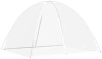vidaXL Moskitonetz Moskito-Netzzelt Mongolisch 220 Mesh Wei&szlig; 200x180x135 cm