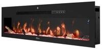 TroniTechnik Elektrokamin Wandkamin elektrisch 900/1800W, LED Flammeneffekt,...