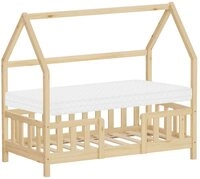 ML-DESIGN Spielbett Hausbett Kinderbett inkl. Lattenrost kreativ Bodenbett f&uuml;r