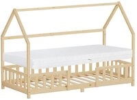 ML-DESIGN Spielbett Hausbett Kinderbett inkl. Lattenrost kreativ Bodenbett f&uuml;r
