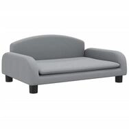 vidaXL Kindersofa, Kinder Schlafsofa Hellgrau 70x45x30 cm Stoff