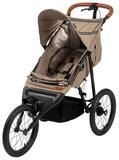 Babytrold Kinder-Buggy Jogger Buggy Schwarz luftbereift, 8 kg, mit Handbremse &