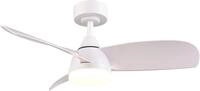 Reality Leuchten LED Deckenleuchte HELSINKI mit Ventilator, Deckenventilator mit