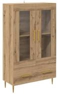 vidaXL Highboard Highboard mit Schubladen Artisan-Eiche 69,5 x 31 x 115 cm (1...