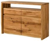 Massivmoebel24 Sideboard PURE OAK (Massivholz), Sideboard Wildeiche 131x45x96...