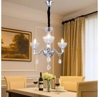 GLOBO LIGHTING Kronleuchter, Leuchtmittel nicht inklusive, Kristall...