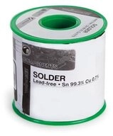 Velleman L&ouml;tkolben BLEIFREIES L&ouml;tdraht Sn99.3% - Cu0.7% 0.8mm 500g, 1-tlg.