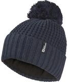 Jack Wolfskin Beanie MEDLEY KNIT BEANIE W Bommelm&uuml;tze, warm, mit Fleece-Futter...
