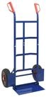 vidaXL Rollwagen Erweiterbarer Handwagen Blau und Rot 57 x 46 x 113 cm Stahl,...