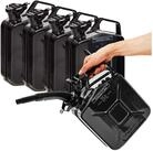 BW Benzinkanister Metall Kraftstoffkanister 5 L mit Ausgie&szlig;er (mit Ausgie&szlig;er,...