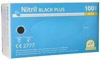 Medi-Inn Einweghandschuhe 1000x Classic Handschuhe Nitril puderfrei schwarz...
