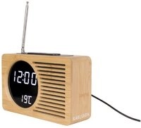 Karlsson Radiowecker Radiowecker Retro Radio Bamboo