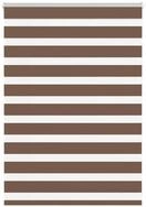 Rollo Doppelrollo Braun 115x100 cm Stoffbreite 110,9 cm Polyester, vidaXL