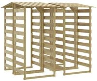 vidaXL Pergola Pergolen mit Dach 4 Stk. 100x90x200 cm Kiefernholz Impr&auml;gniert,