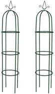 vidaXL Pergola Garten-Rankt&uuml;rme 2 Stk., BxTxH: 38x38x190 cm