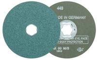 Pferd Schleifscheibe PFERD TOOLS COMBICLICK Zirkon Fiberscheibe &Oslash; 115 mm Z60...